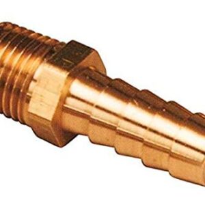 Niple Para Manguera De Combustible 1/4 X 3/8" (Bronce)