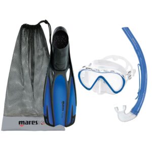 Set Aletas Fluida Stream Blue 38-39