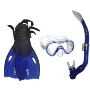 Kit Junior Abc Mascara + Snorkel+aletas Regulables Mares