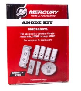Kit Anodo De Zinc (Alum) Mercury Fuera De Borda