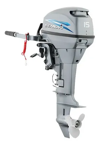Motor Fuera De Borda 15P, 2 Tiempos, Cola Larga, 20"