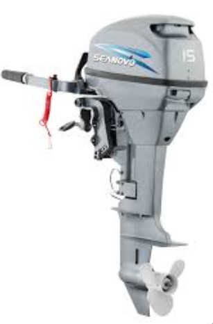 Motor Fuera De Borda 15HP, 2 Tiempos, Cola Corta 15"