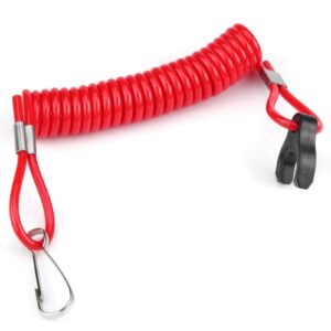 Cuerda de Seguridad Tohatsu/ Stop Cord Roja 3.9 Mts 2 Tiempos