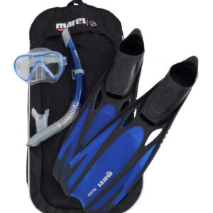 Kit Aleta + Mascara + Snorkel Fluida Vento (Adulto)
