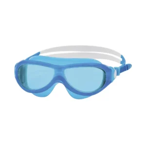 Lente Natacion Phantom 2.0 Silicona Junior Azul Blanco