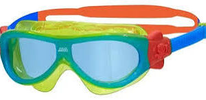 Lente Natacion Phantom 7.2 Silicona Kids Azul Verde