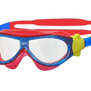 Lente Natacion Phantom 7.2 Silicona Kids Azul Rojo