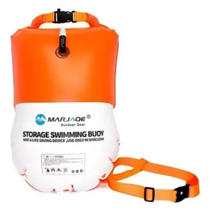 Boya de Natacion Inflable Medida 37*72 CM 25 Litros Naranja
