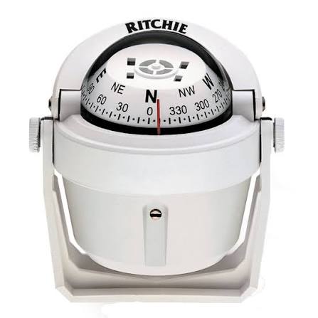 Brujula Explorer con Base Color Blanco