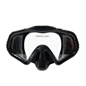 Mascara Buceo Profesional Una Sola Luna, Silicona Negra