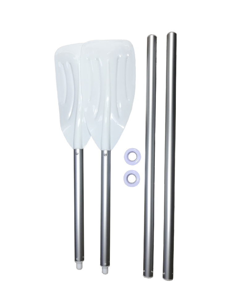 Remos de Una Pala de Aluminio 48" Blanco