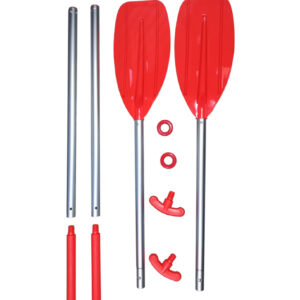 Remos de Una Pala de Aluminio 53" Rojo
