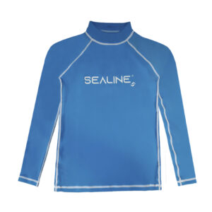 Polo Lycra Manga Larga, Celeste Sealine T.10