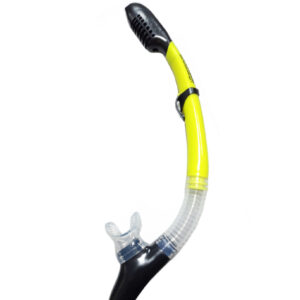 Snorkel de Buceo con Valvula de Purga Color Amarillo