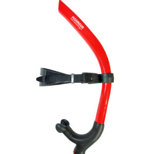 Snorkel Frontal Natacion Aguas Abiertas Color Rojo Silicona